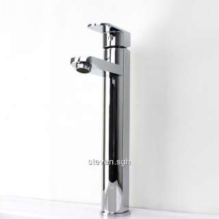 Luxury Chrome Tall Bathroom Faucet Mixer Tap 5658  