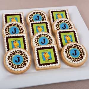  Giraffe Boy   Personalized Birthday Party Cookies Toys 