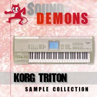KORG TRITON, SOUNDFONT SAMPLES + VST SAMPLER, 5 CDs  