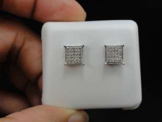 MEN/LADIES GENUINE DIAMOND STUDS 7 MM 4 PRONG EARRINGS  