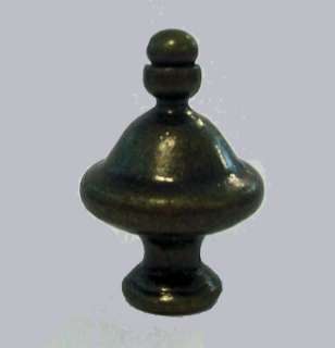 Lamp partsPyramid antique brass lamp shade finials  