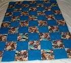 QUILTED TWIN QUILT BLANKET INDIAN EAGLE BISON BEDDING