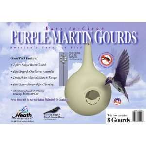  8 Pk. 2 Piece Easy Clean PM Gourd Birdhouse Starling 
