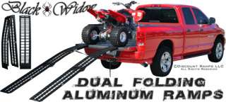 10 ARCHED FOLDING ALUMINUM ATV LAWN MOWER RAMPS 2000 #  