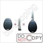   ROVER DISCOVERY 2 buttons KEY FOB REMOTE KEYLESS ENTRY KEY CASE SHELL