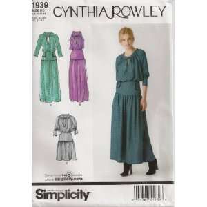  Simplicity Cynthia Rowley Collection Sewing Pattern 1939 
