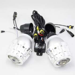 Xenon HID Projector Lens H4 H1 H7 9005 9006 Angel Eyes  