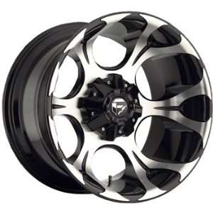 Fuel Dune 20x9 Machined Black Wheel / Rim 6x5.5 with a 20mm Offset and 