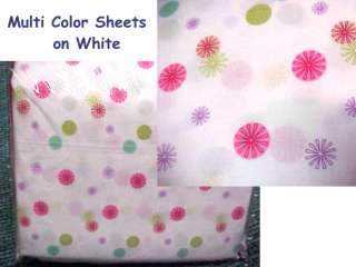 10p TWIN QUILT Pink,Green,Blue,Lavender,Orange+Sheets+Val+Drapes~Girl 
