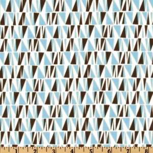  44 Wide Cut Out & Keep Shard Blue/Brown Fabric By The 