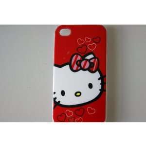  Hello Kitty iPhone 4G Hard Case Red Case Protector For 16 