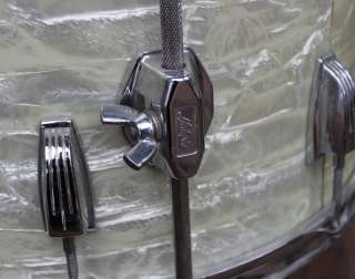 VINTAGE 1965 Ludwig 16 Pearl Floor Tom Drum Serial 195826 with Case 
