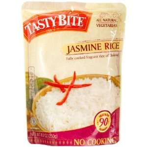 Tasty Bite Jasmine Rice, Heat & Eat, 8.8 Ounce Pouches (Pack of 12 