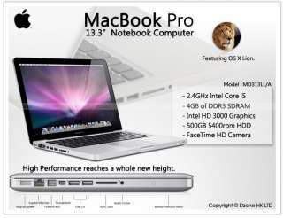 Apple 13.3 MacBook Pro Notebook Computer (MD313)