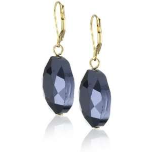  Kenneth Cole New York Glam Blue Faceted Stone Drop 