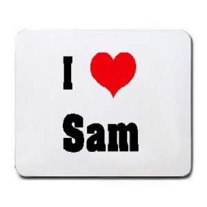  I Love/Heart Sam Mousepad