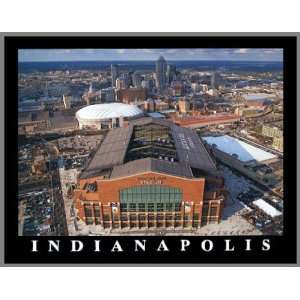  Indianapolis Colts   Lucas Oil Stadium Aerial   Lg   Wood 