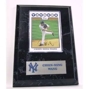  New York Yankees Chien Ming Wang MLB Card Plaques Sports 