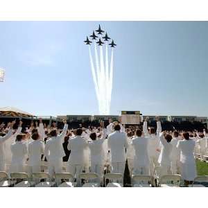  U.S. Navy Blue Angels Opening Ceremonies 8x10 Silver 