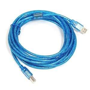  15 feet USB cable Standard A to B for Canon/EPSON/HP/LEXMARK Printer 