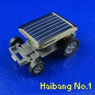 Smallest Mini Solar Powered Robot Racing Car Toy Gadget  