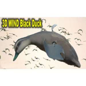  WDBD Wind Black Duck 3D Duck Decoy