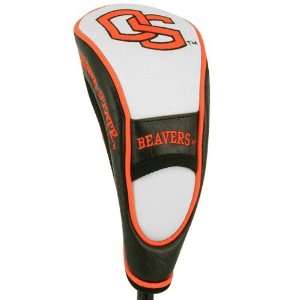   State Beavers White Hybrid Golf Club Headcover