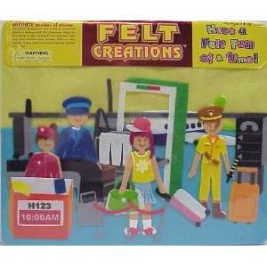  Airport Felt Creations Play Set Toys & Games
