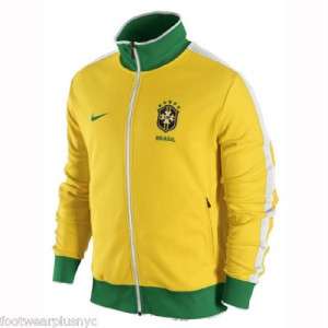 Nike Brazil Brasil CFB N98 Soccer Track Top Jacket L  