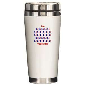 Plus Birthdays 30 Birthday Ceramic Travel Mug by   