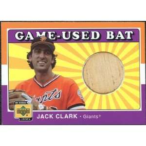   Deck Decade 1970s Game Bat #BJAC Jack Clark Sports Collectibles