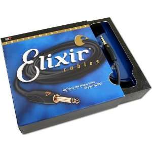  Elixir Premium Instrument Cable Angled   Angled 15 FT 