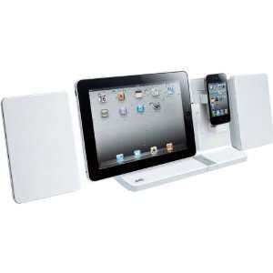   System with iPad Dock and Rotating iPhone/iPod Dock White Electronics