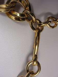  MONET Shiny Chunky Gold Link Chain 22 Necklace Bracelet & Earrings 
