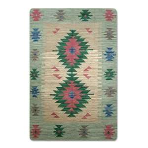  Wool and cotton rug, Jade Stars (3.5x5.5) Kitchen 