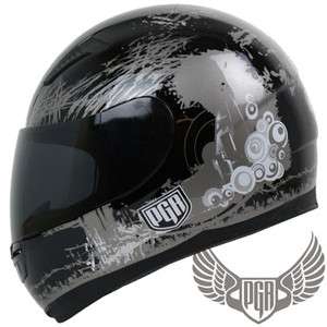   Hornet Full Face Street Custom Bike DOT APPROVED Motorcycle Helmet ~ L