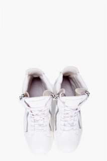 Giuseppe Zanotti White High Top Sneakers for women  