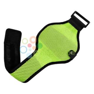 9in1 Accessory Case Green Sport Armband Arm Strap For Apple iPod Touch 
