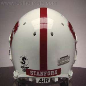 STANFORD CARDINAL Football Helmet BACK NAMEPLATE  
