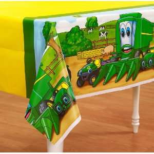   John Deere Johnny Tractor Plastic Tabelcover   80264 Toys & Games