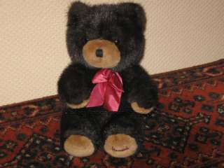 Harrods London UK 10 Inch Black Teddy Bear  