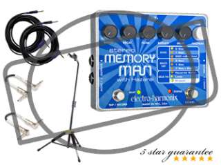 Electro Harmonix Stereo Memory Man Delay Looper Pedal  