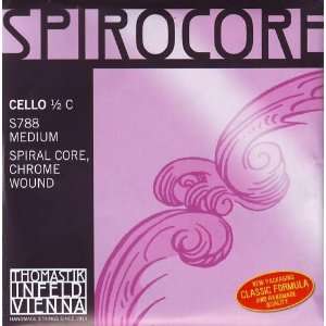  Thomastik Infeld Cello Spirocore C   Chrome Wound 1/2 Size 