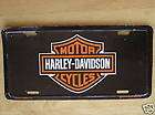 License Plate Harley Davidson Motorcycle