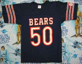 vtg MIKE SINGLETARY #50 Chicago Bears 80s Jersey T shirt Youth S/M 