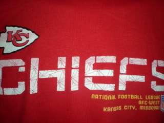 NEW IR Kansas City Chiefs YOUTH Large Reebok Shirt 1BW  