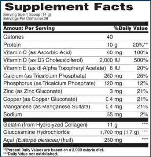 Knox NutraJoint Plus Glucosamine Drink Mix, Maximum Strength Formula 