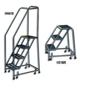  SAFETY LADDERS WITH SPRING LOADED CASTERS H218**