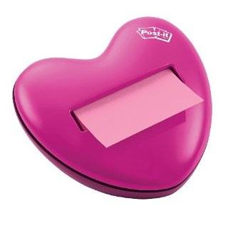 Post it Pop up Notes Heart Dispenser, Holds 3 x 3 Inches Notes (HD 330 