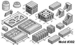 These accessories can be used with mold #301 to make cargo bays 